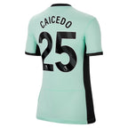 Moisés Caicedo Chelsea Nike Women's 2023/24 Third Stadium Replica Player Jersey - Mint