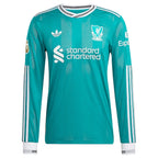 Liverpool adidas 2025/26 Third Authentic Long Sleeve Jersey - Green