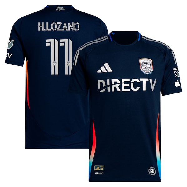 Hirving Lozano San Diego FC adidas 2025 State of Flow Authentic Player Jersey - Navy