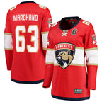 Brad Marchand Florida Panthers  Women's 2025 Stanley Cup Final Home Breakaway Player Jersey - Red