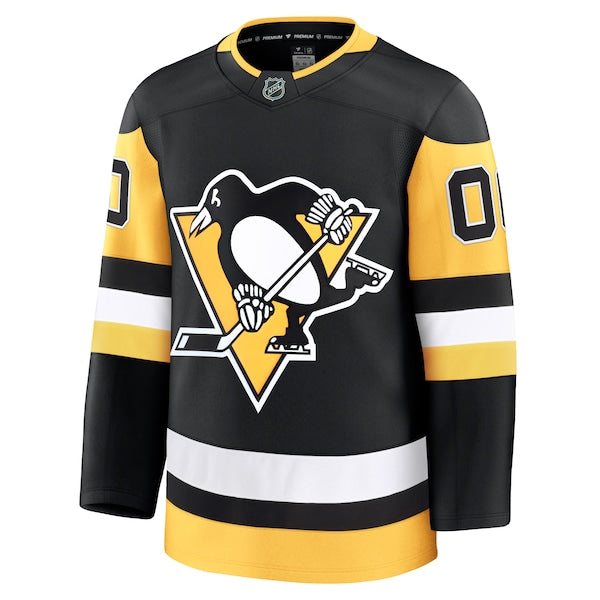 Pittsburgh Penguins  Home Premium Custom Jersey - Black/White