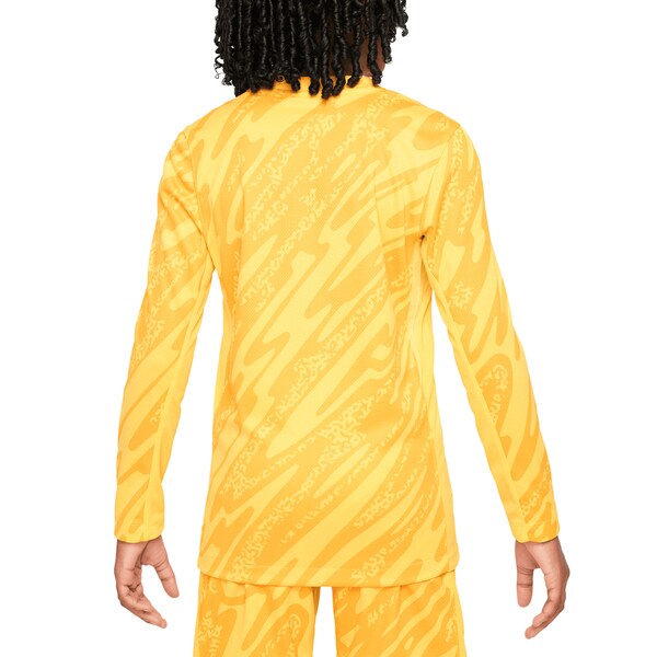 France National Team Nike Youth 2024 Goalkeeper Replica Stadium Long Sleeve Jersey - Yellow
