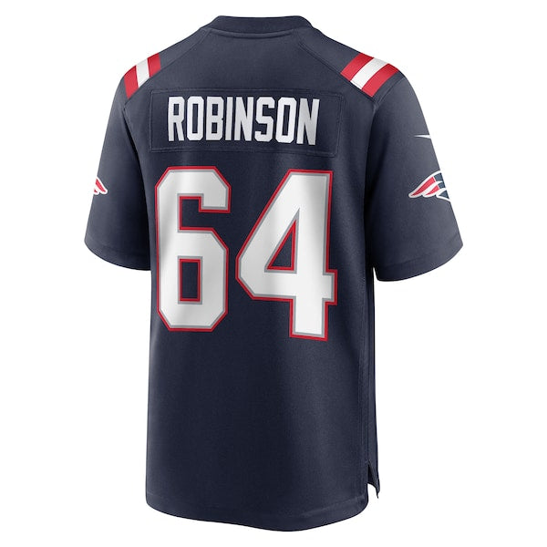 Layden Robinson New England Patriots Nike  Game Jersey -  Navy