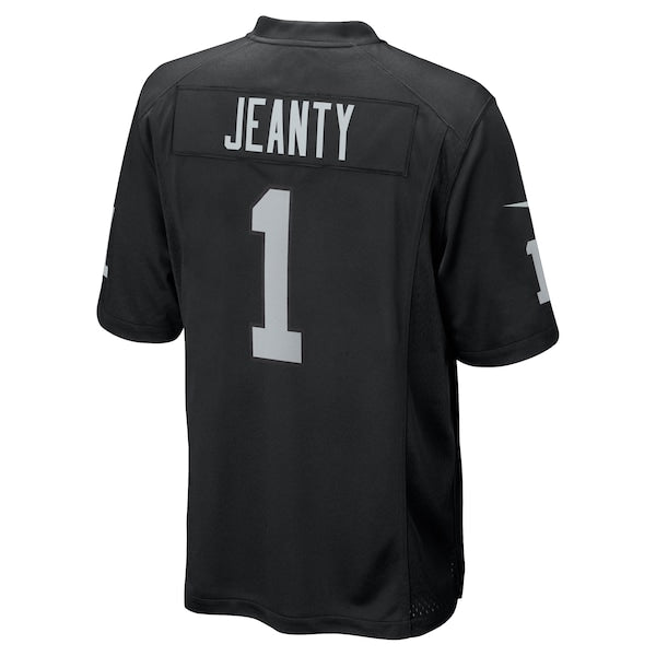 Ashton Jeanty Las Vegas Raiders Nike Youth 2025 NFL Draft First Round Pick  Team Game Jersey - Black