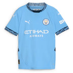 Manchester City Puma Youth 2024/25 Home Replica Jersey - Light Blue