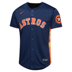 Jose Altuve Houston Astros Nike Youth Alternate Limited Player Jersey - Navy/Orange