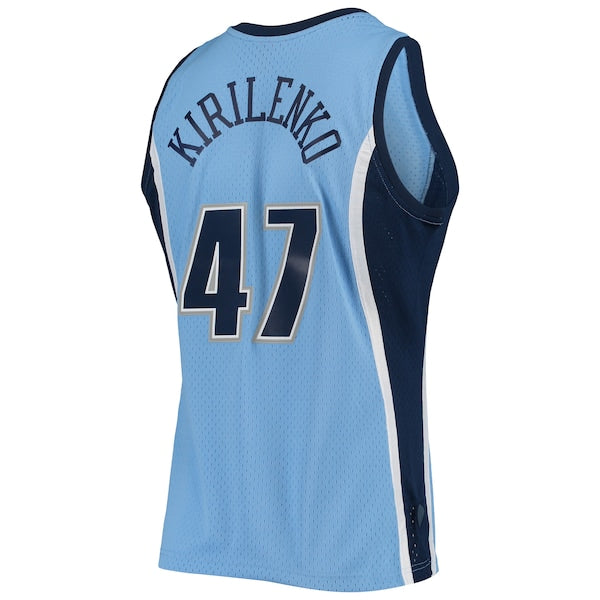 Andrei Kirilenko Utah Jazz 2009/10 Hardwood Classics Swingman Jersey - Powder Blue