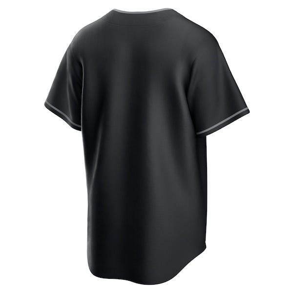 Los Angeles Angels Nike Lights Out Replica Jersey - Black