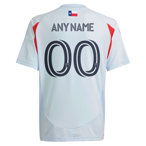FC Dallas adidas Youth 2025 The Inferno Kit Replica Custom Jersey - Light Blue