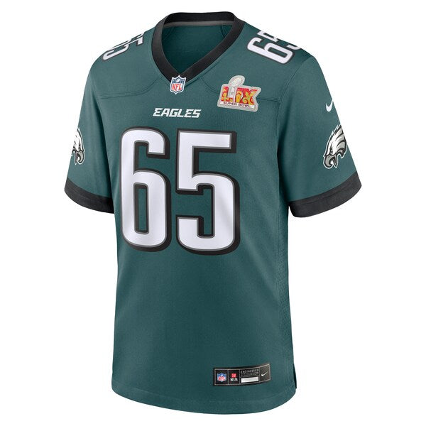 Lane Johnson Philadelphia Eagles Nike Super Bowl LIX Game Player Jersey - Midnight Green