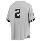 Derek Jeter New York Yankees 1998 Cooperstown Collection Road Authentic Jersey - Gray/White