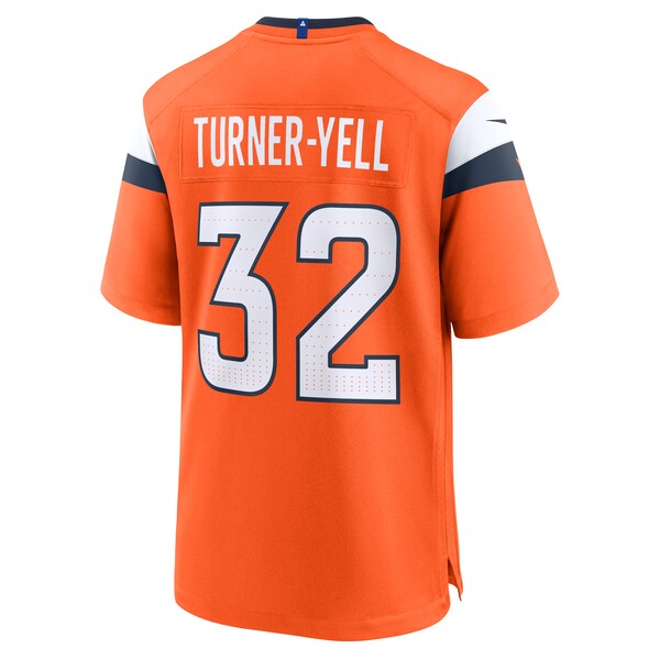 Delarrin Turner-Yell Denver Broncos Nike Team Game Jersey -  Orange
