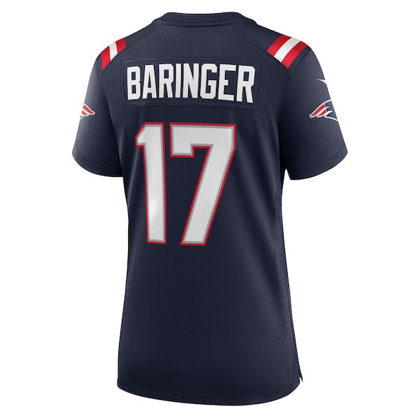 Bryce Baringer New England Patriots Nike Women's Team Game Jersey -  Navy