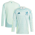 Mexico National Team adidas 2024 Away Replica Long Sleeve Jersey - Green