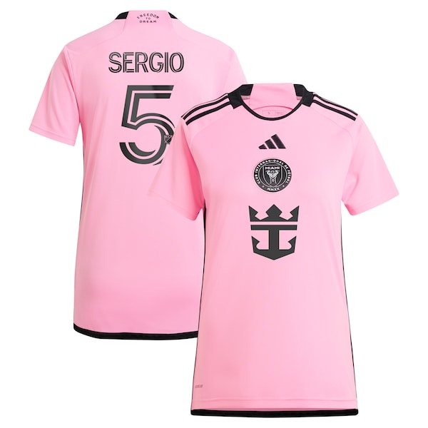 Sergio Busquets Inter Miami CF adidas Women's 2024 2getherness Replica Player Jersey - Pink
