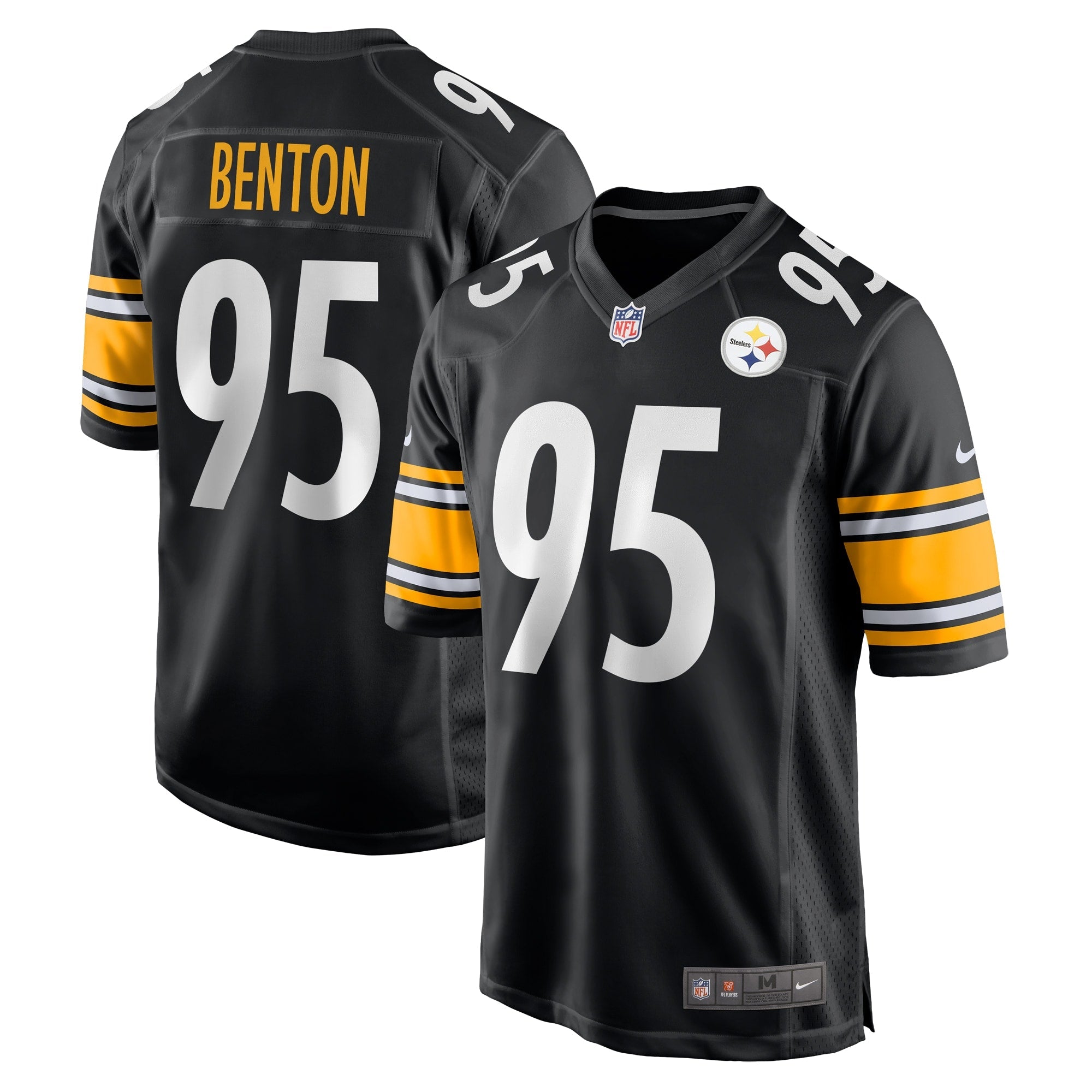 Keeanu Benton Pittsburgh Steelers Nike  Game Jersey -  White/Black