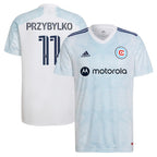 Kacper Przybylko Chicago Fire adidas 2022 Lakefront Kit Replica Player Jersey - White