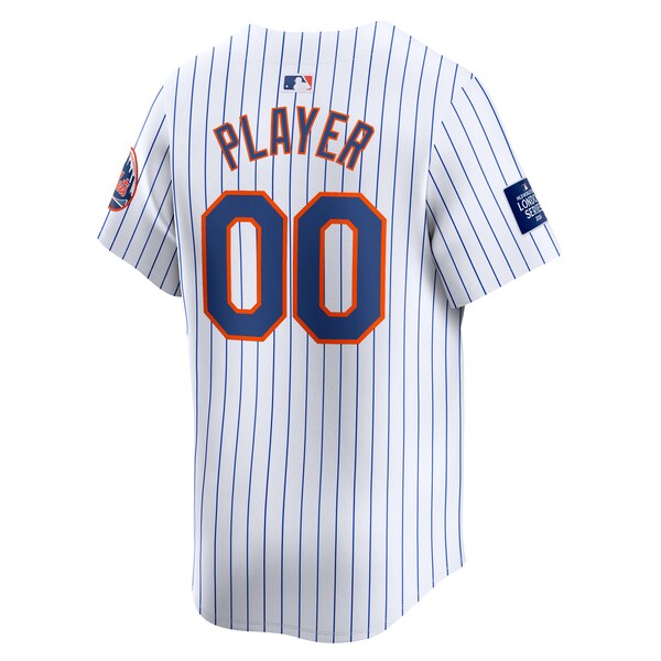 New York Mets Nike 2024 MLB World Tour London Series Home Pick-A-Player Limited Jersey – White