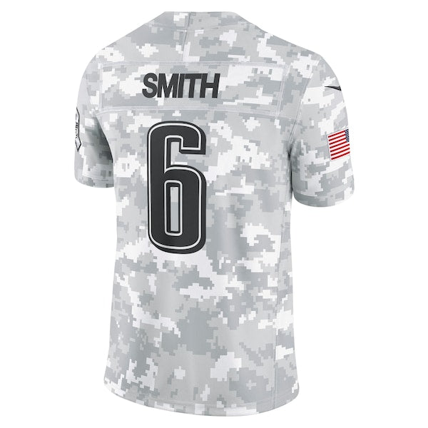 DeVonta Smith Philadelphia Eagles Nike 2024 Salute to Service Limited Jersey - Arctic Camo