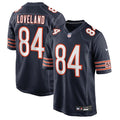 Colston Loveland Chicago Bears Nike 2025 NFL Draft First Round Pick Game Jersey - Navy