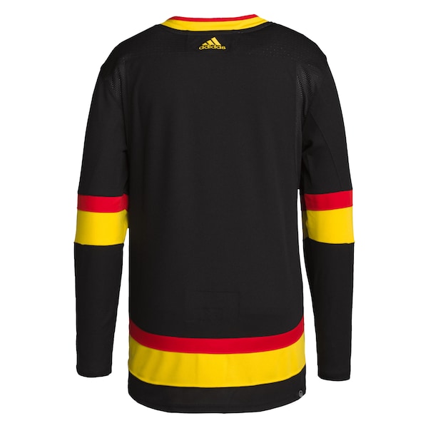 Vancouver Canucks adidas Men's Retro Primegreen Authentic Blank Jersey - Black