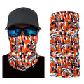 CAMO DENVER BRONCOS FACE MASK BANDANAS