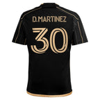 David Martinez LAFC adidas Youth 2024 Primary Replica Player Jersey - Black