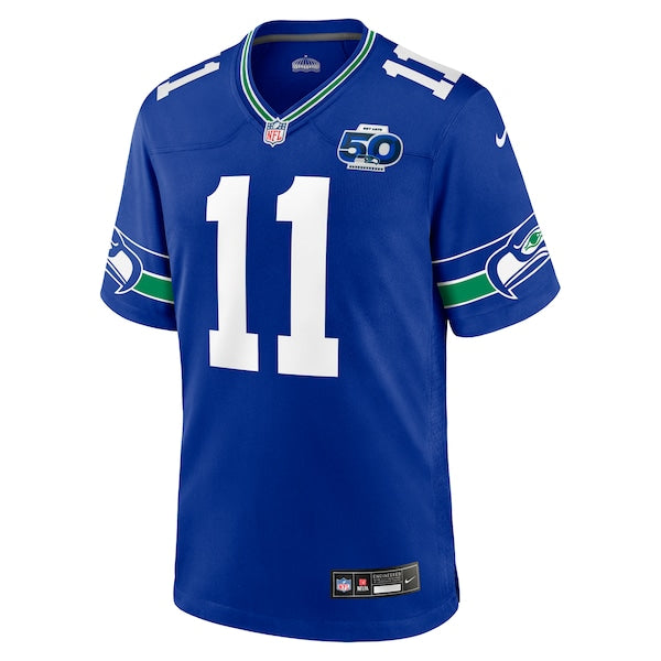 Jaxon Smith-Njigba Seattle Seahawks Nike Alternate 50th Season Game Jersey - Royal/College Navy