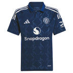 Manchester United adidas Youth 2024/25 Away Replica Custom Jersey - Navy