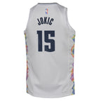 Nikola Jokic Denver Nuggets Nike Youth 2024/25 Swingman Player Jersey - City Edition - White