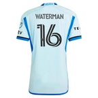 Joel Waterman CF Montreal adidas 2024 La Main Authentic Player Jersey – Light Blue
