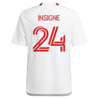 Lorenzo Insigne Toronto FC adidas Youth 2024 GTA Kit Replica Player Jersey – White