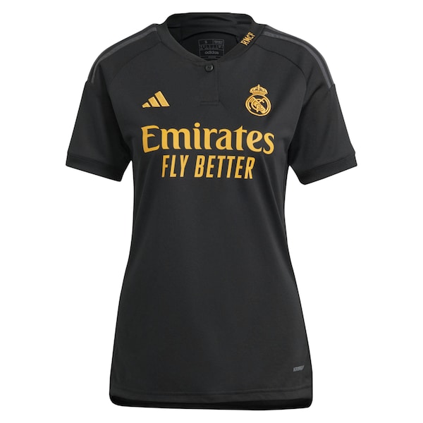 Los Merengues adidas Women's 2023/24 Third Replica Jersey - Black