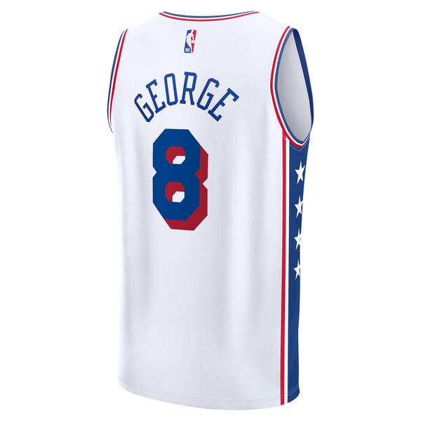 Paul George Philadelphia 76ers  Youth Fast Break Replica Player Jersey - Association Edition - White