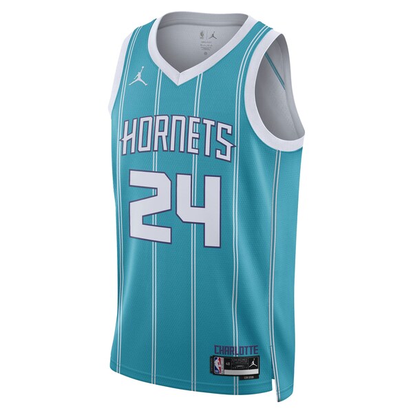 Brandon Miller Charlotte Hornets Nike Unisex NBA Draft Swingman Jersey - Icon Edition - Teal
