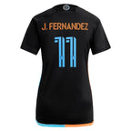 Julian Fernandez New York City FC adidas Women's 2024 24/7 Kit Replica Player Jersey – Black