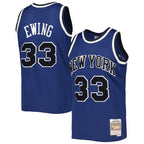 Patrick Ewing New York Knicks 1997/98 Hardwood Classics Off-Court Swingman Jersey - Blue
