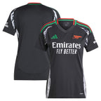 Arsenal adidas Women's 2024/25 Away Replica Jersey - Black