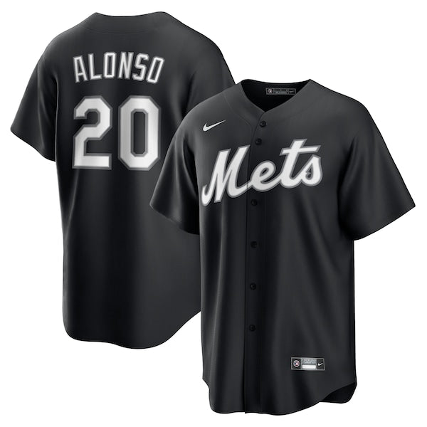 Pete Alonso New York Mets Nike  Replica Player Jersey - Black