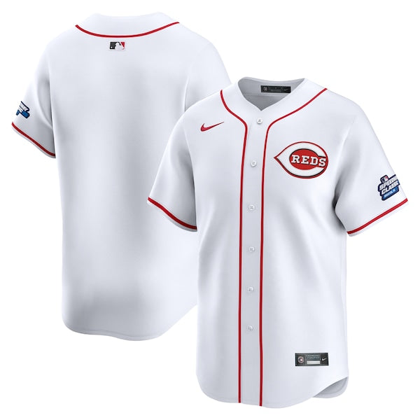 Cincinnati Reds Nike 2025 MLB Speedway Classic Home Limited Jersey - White