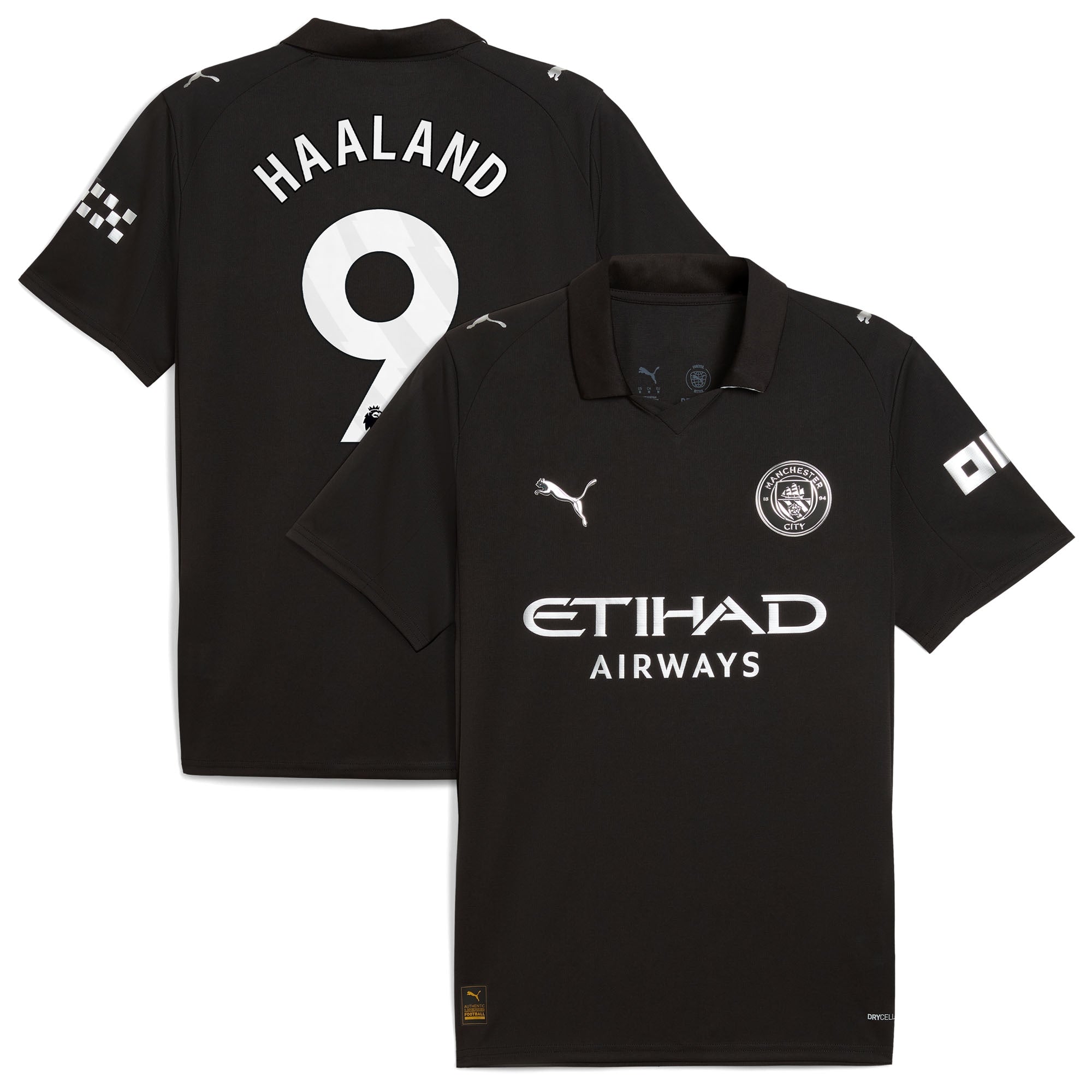 Manchester City Puma 2025/26 Third Replica Jersey - Green/Neon Green/Black/Light Blue