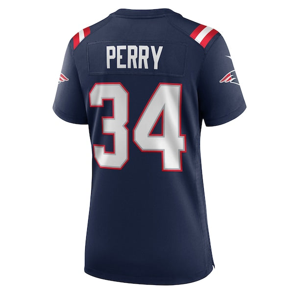 Mark Perry New England Patriots Nike Women's Team Game Jersey -  Navy
