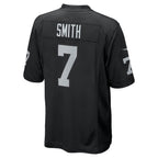 Geno Smith Las Vegas Raiders Nike Game Player Jersey - Black