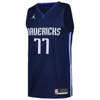 Luka Dončić Dallas Mavericks Jordan Brand Swingman Player Jersey - Statement Edition - Navy