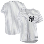 New York Yankees Women's Plus Size Sanitized Replica Team Jersey - White
