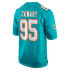 Byron Cowart Miami Dolphins Nike  Game Jersey -  Aqua