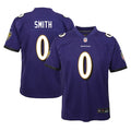 Roquan Smith Baltimore Ravens Nike Youth Team Player Game Jersey - Purple