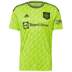 Bruno Fernandes Manchester United adidas 2022/23 Third Replica Player Jersey - Neon Green