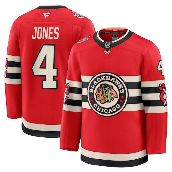 Seth Jones Chicago Blackhawks  2025 NHL Winter Classic Premium Player Jersey - Red