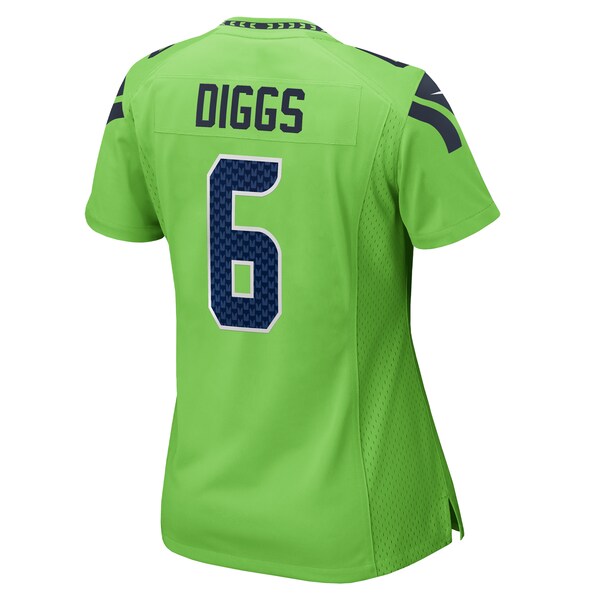 Quandre Diggs Seattle Seahawks Nike Women's  Game Jersey - Neon Green